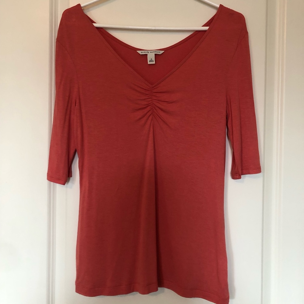 Orange sherbet 3 quarter length shirt